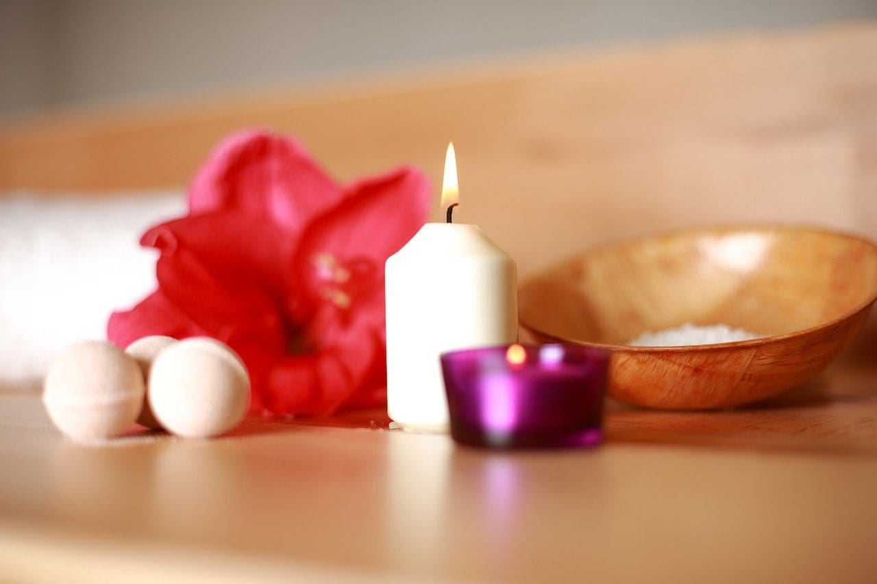 diy spa candles and bath products